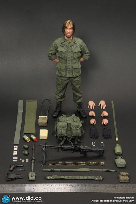 Preventa Figura Colonel James - Vietnam War U.S. Army marca DID V80184 escala 1/6