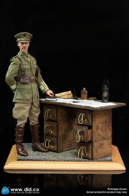 Pedido Base Diorama WW1 War Desk / Escritorio de Guerra marca DID E60062 escala 1/6