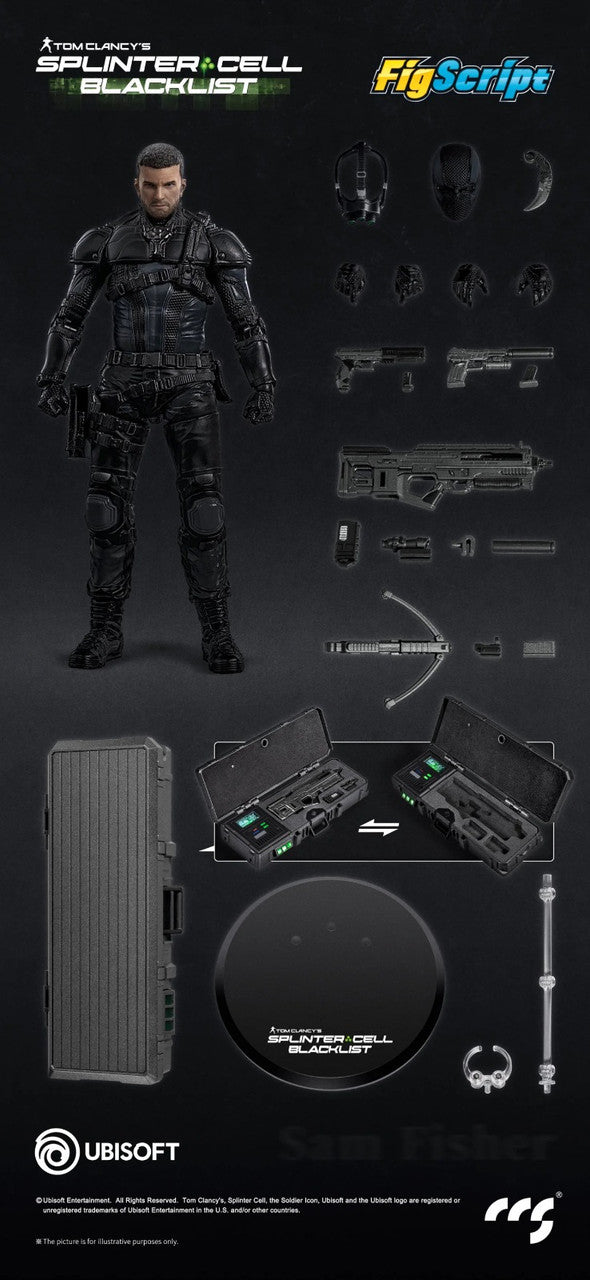Preventa Figura Sam Fisher - Splinter Cell: Blacklist - FigScript marca CCSToys escala 1/12