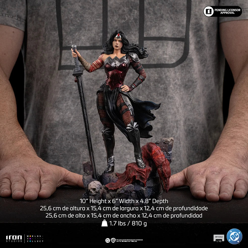 Preventa Estatua Absolute Wonder Woman - DC Comics marca Iron Studios escala de arte 1/10