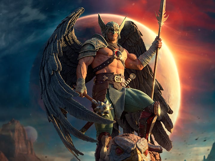 Preventa Estatua HAWKMAN - Black Adam 10th Anniversary - DC Comics - Limited Edition marca Iron Studios escala de arte 1/10
