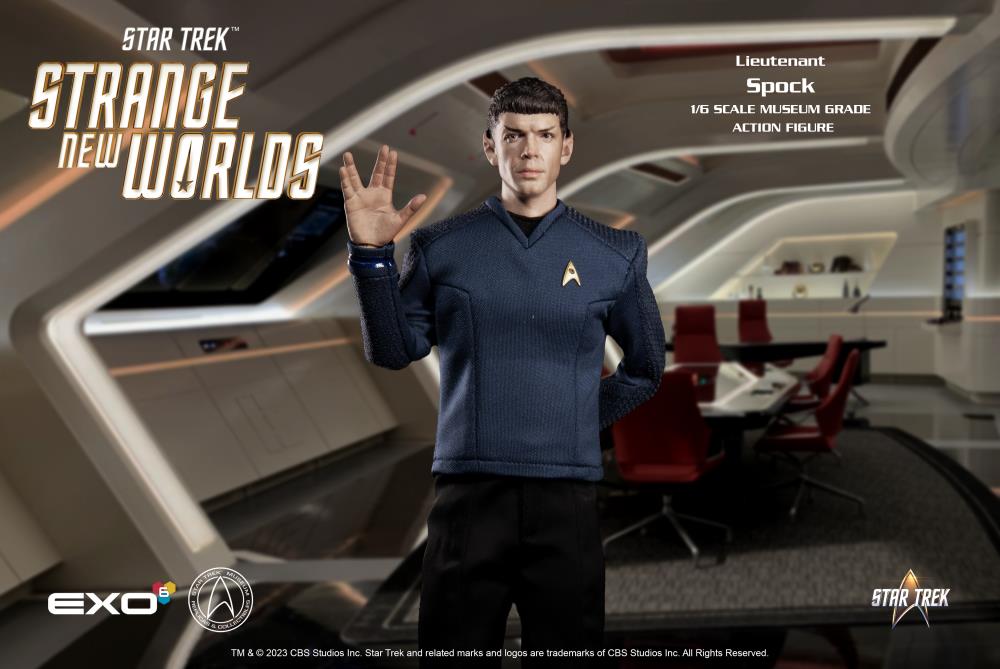 Pedido Figura Lieutenant Spock - Star Trek: Strange New Worlds marca EXO-6 EXO-01-061 escala 1/6