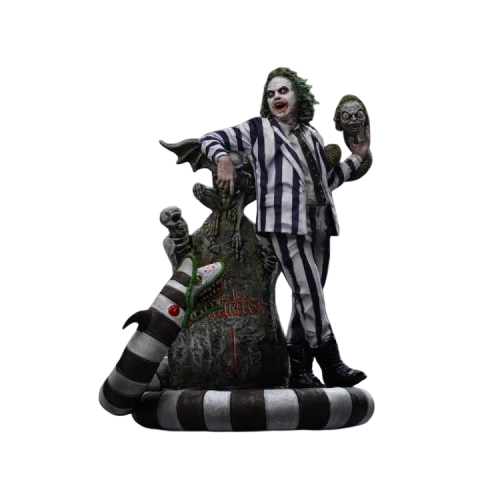 Preventa Estatua Beetlejuice Deluxe - Beetlejuice Beetlejuice (2024) - Limited Edition marca Iron Studios escala de arte 1/10