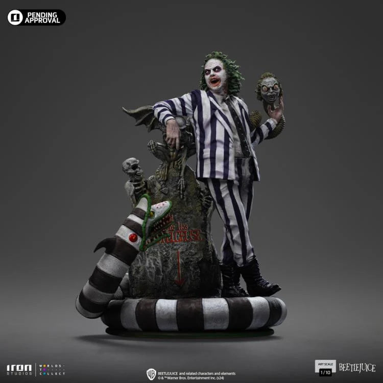 Preventa Estatua Beetlejuice (Deluxe version) - Beetlejuice Beetlejuice (2024) - Limited Edition marca Iron Studios escala de arte 1/10