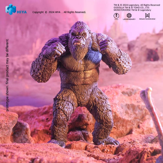 Preventa Figura Kong (Exclusiva PX Previews) - Godzilla x Kong: The New Empire - Exquisite Basic marca HIYA EBG0414 (16 cm)