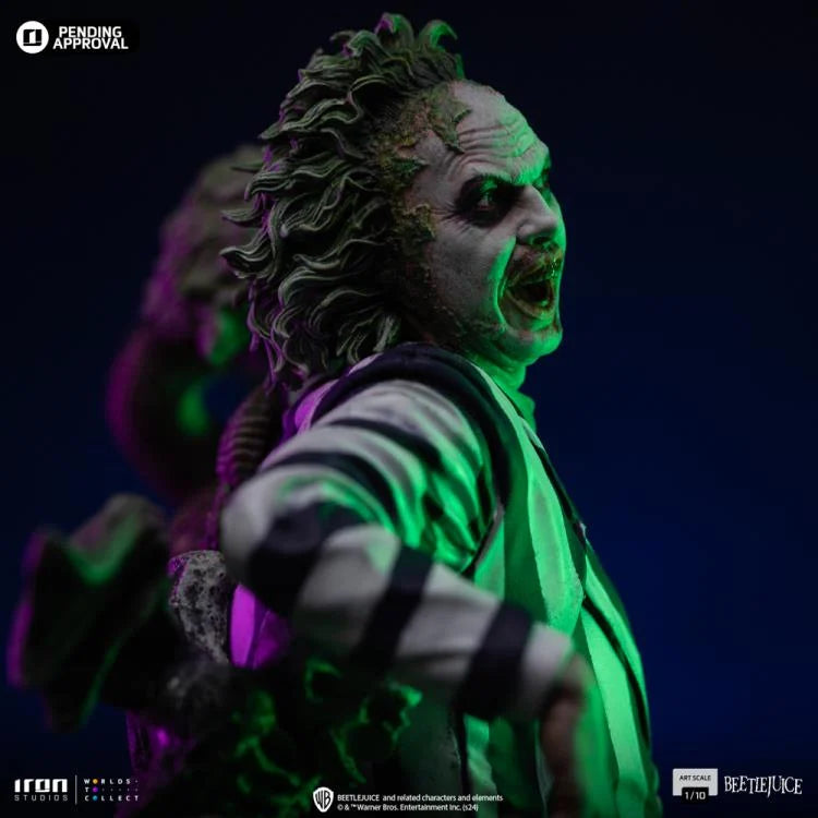 Preventa Estatua Beetlejuice (Deluxe version) - Beetlejuice Beetlejuice (2024) - Limited Edition marca Iron Studios escala de arte 1/10
