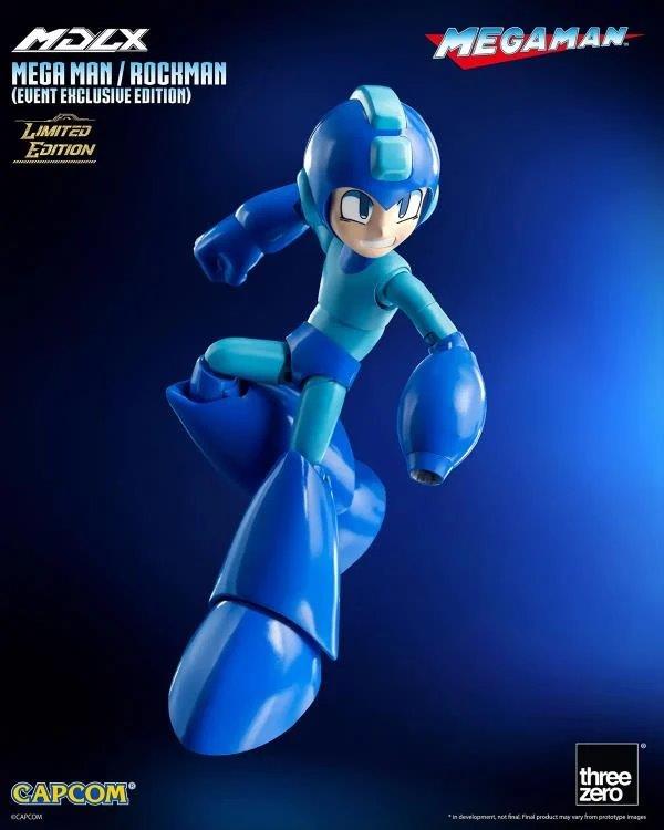 Pedido Figura MDLX Mega Man / Rockman (Event Exclusive version) (Edición Limitada) marca Threezero 3Z0572 escala pequeña 1/12