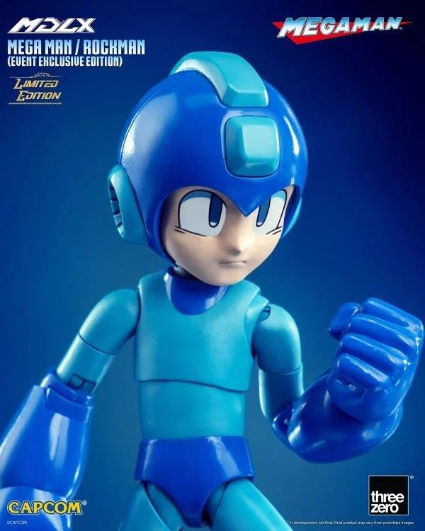 Pedido Figura MDLX Mega Man / Rockman (Event Exclusive version) (Edición Limitada) marca Threezero 3Z0572 escala pequeña 1/12