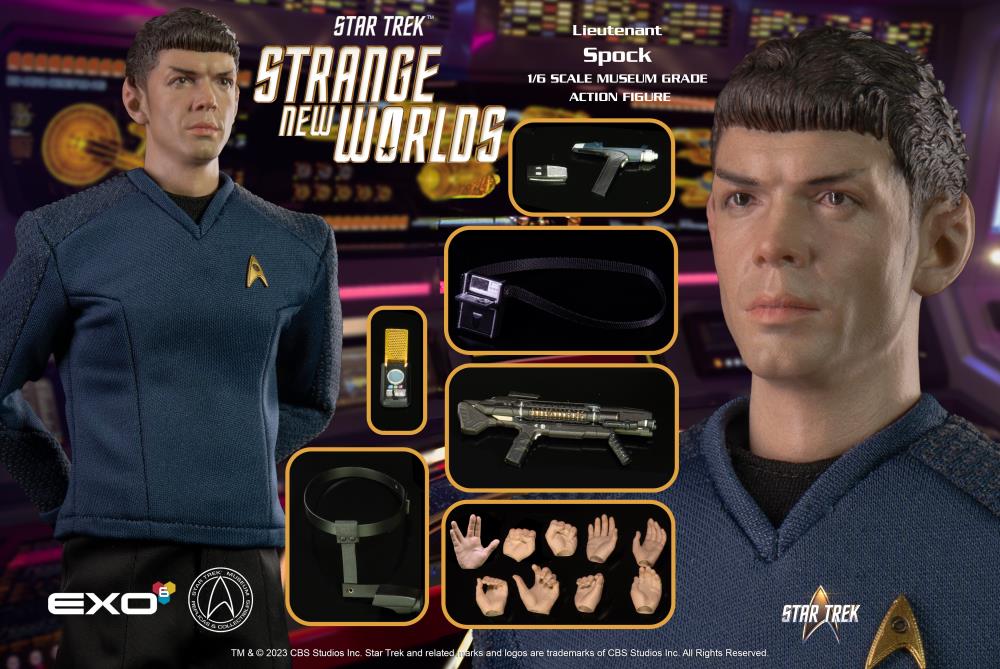 Pedido Figura Lieutenant Spock - Star Trek: Strange New Worlds marca EXO-6 EXO-01-061 escala 1/6