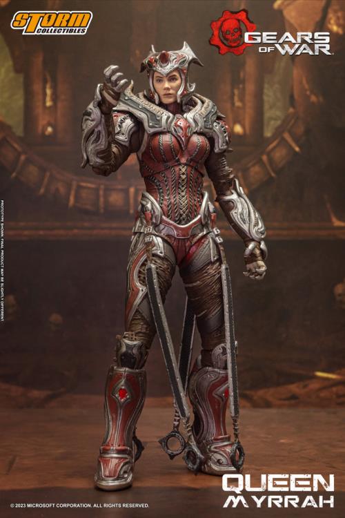 Preventa Figura Queen Myrrah - Gears of War marca Storm Collectibles escala pequeña 1/12