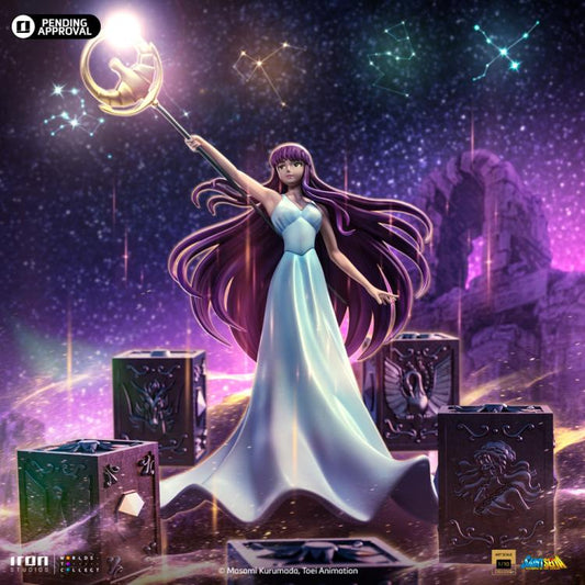 Preventa Estatua Saori Kido (Deluxe version) - Saint Seiya / Caballeros de Zodiaco - Limited Edition marca Iron Studios escala de arte 1/10