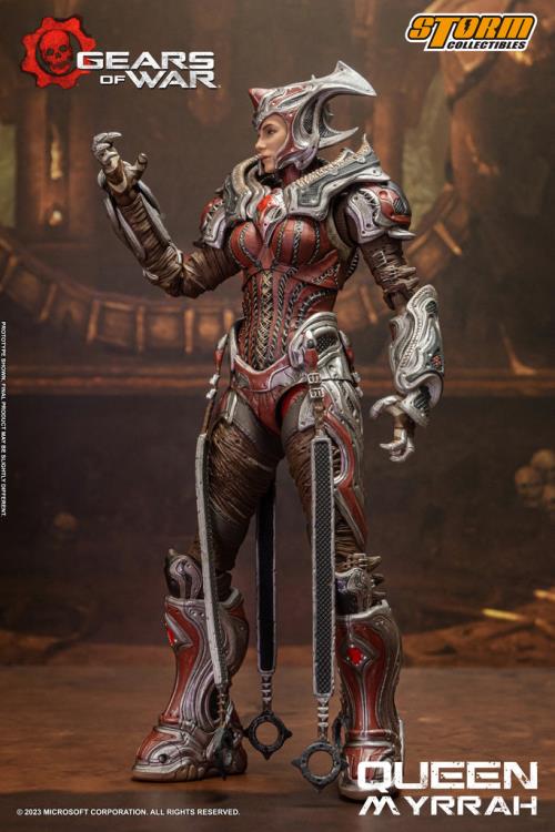 Preventa Figura Queen Myrrah - Gears of War marca Storm Collectibles escala pequeña 1/12