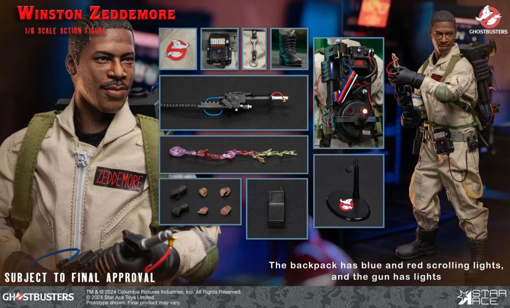 Pedido Figura Winston Zeddemore - Ghostbusters (1984) marca Star Ace Toys SA0154 escala 1/6