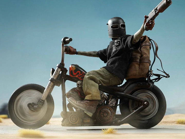 Preventa Figura Mr. Silent con motocicleta (Deluxe Edition) - Death Gas Station marca Damtoys X Coaldog PES038 escala pequeña 1/12