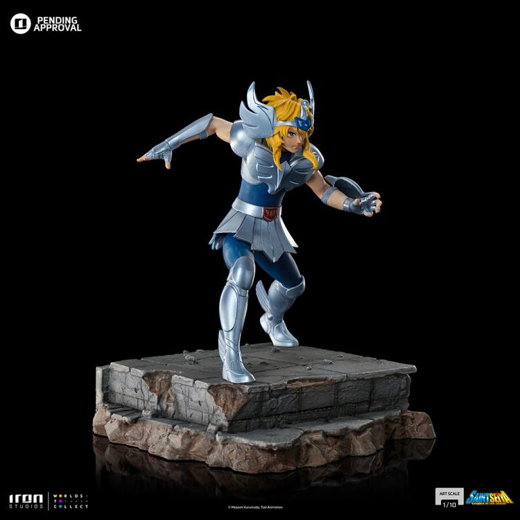 Pedido Estatua Cygnus Hyoga - Saint Seiya - Limited Edition marca Iron Studios escala de arte 1/10