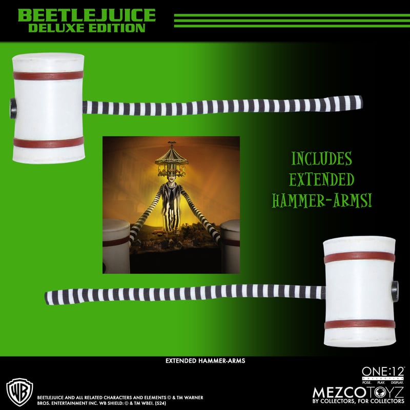 Pedido Figura Beetlejuice (Deluxe Edition) - Beetlejuice (1998) - One:12 Collective marca Mezco Toyz escala 1/12