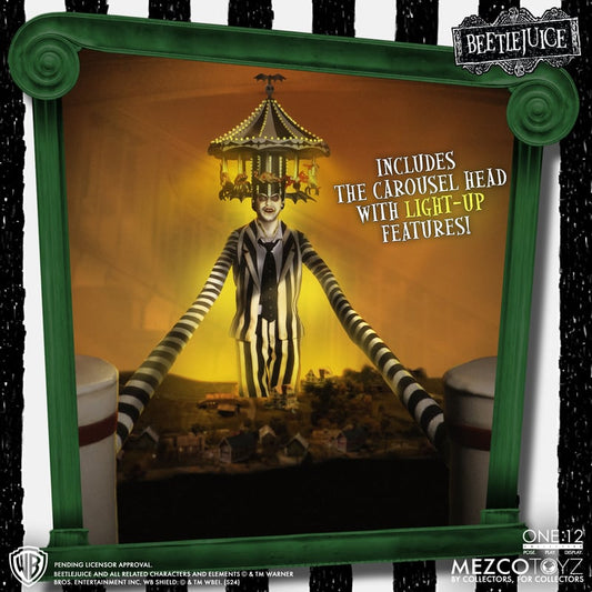 Pedido Figura Beetlejuice (Deluxe Edition) - Beetlejuice (1998) - One:12 Collective marca Mezco Toyz escala 1/12