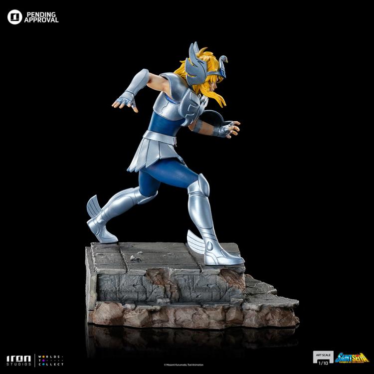 Pedido Estatua Cygnus Hyoga - Saint Seiya - Limited Edition marca Iron Studios escala de arte 1/10
