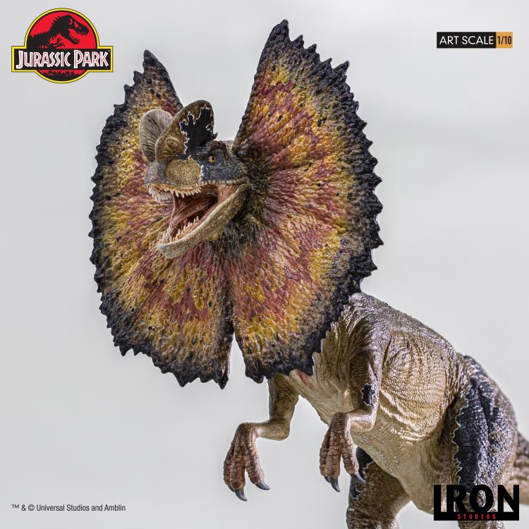 Pedido Estatua Dilophosaurus - Jurassic Park Icons - Limited Edition marca Iron Studios escala de arte 1/10