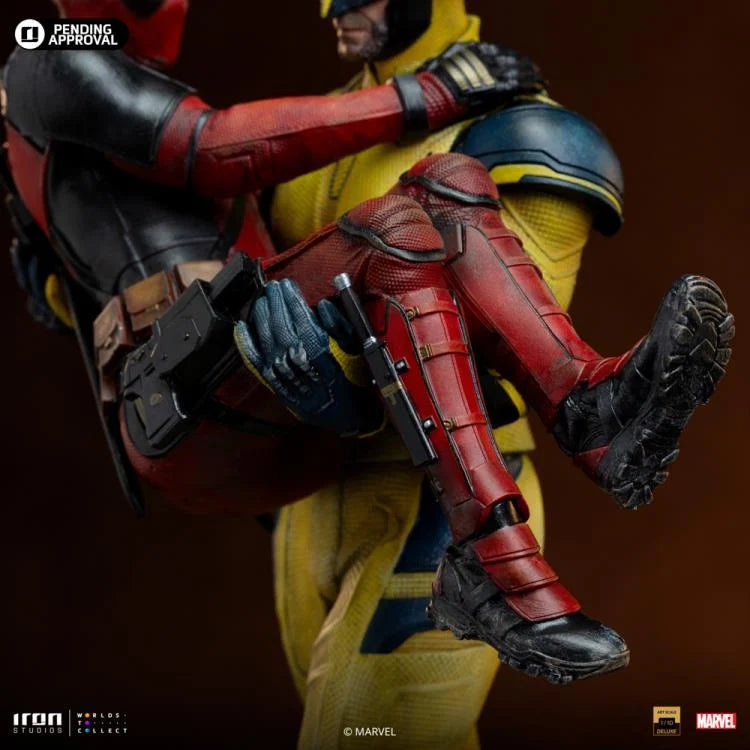 Preventa Estatua Deadpool & Wolverine (Dogpool) Deluxe (Limited Edition) - Deadpool & Wolverine marca Iron Studios escala de arte 1/10