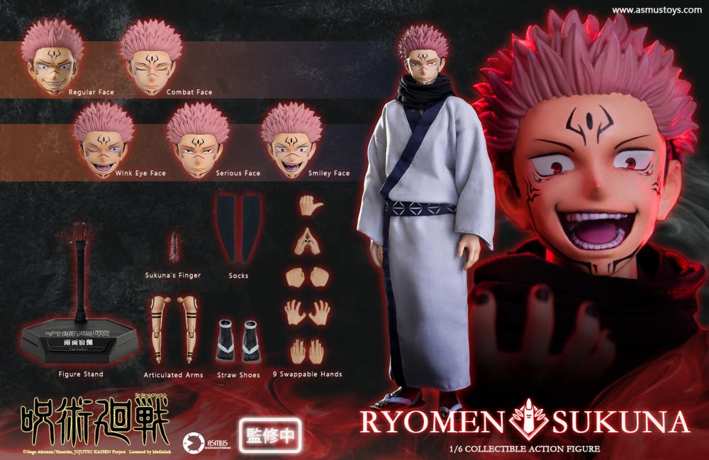 Pedido Figura Ryomen Sukuna - Jujutsu Kaisen marca Asmus JJKS05A escala 1/6