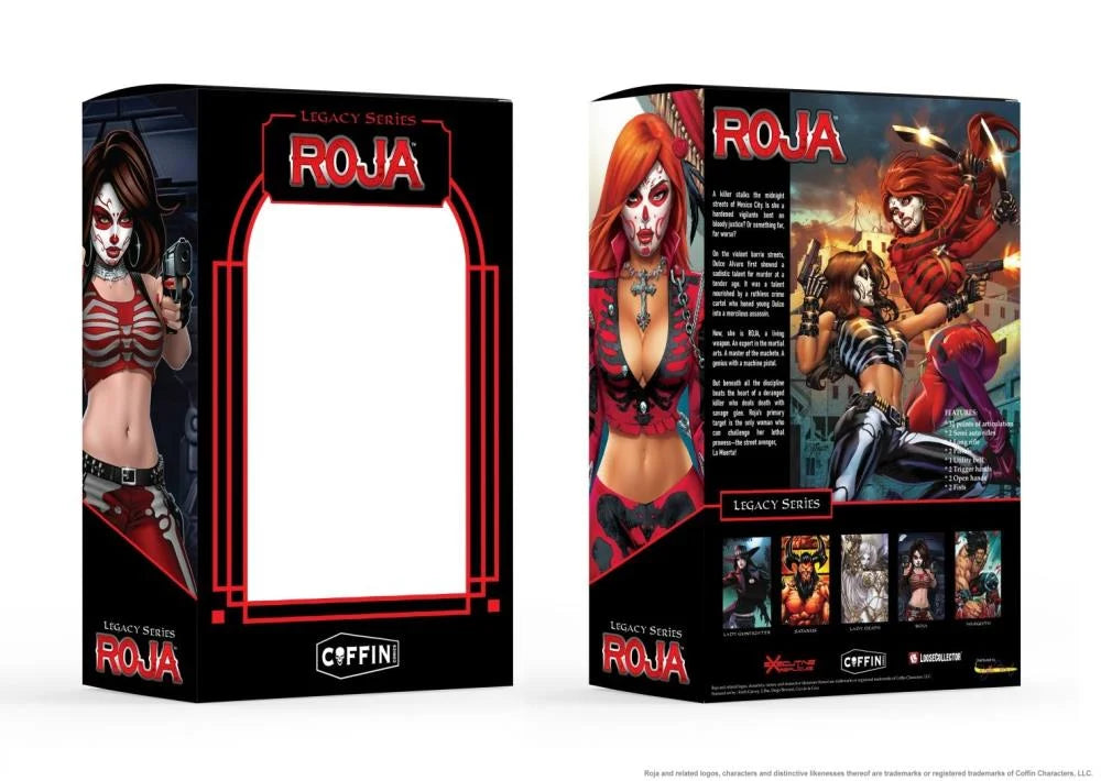 Pedido Figura Roja - La Muerta marca Executive Replicas escala pequeña 1/12