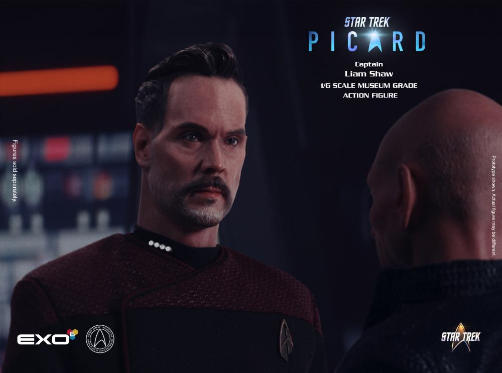 Pedido Figura Captain Liam Shaw - Star Trek: Picard marca EXO-6 EXO-02-085 escala 1/6