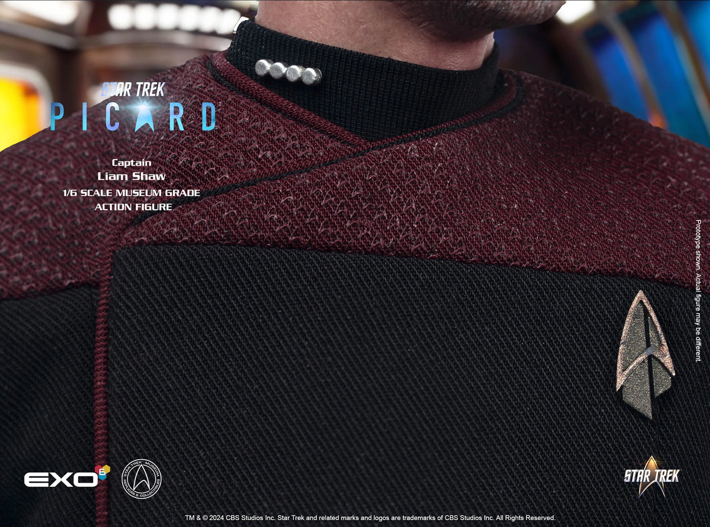 Pedido Figura Captain Liam Shaw - Star Trek: Picard marca EXO-6 EXO-02-085 escala 1/6