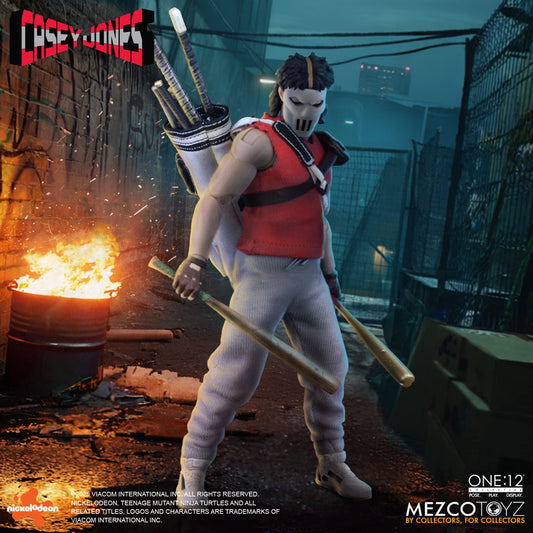Preventa Figura Casey Jones - Teenage Mutant Ninja Turtles - One:12 Collective marca Mezco Toyz escala 1/12