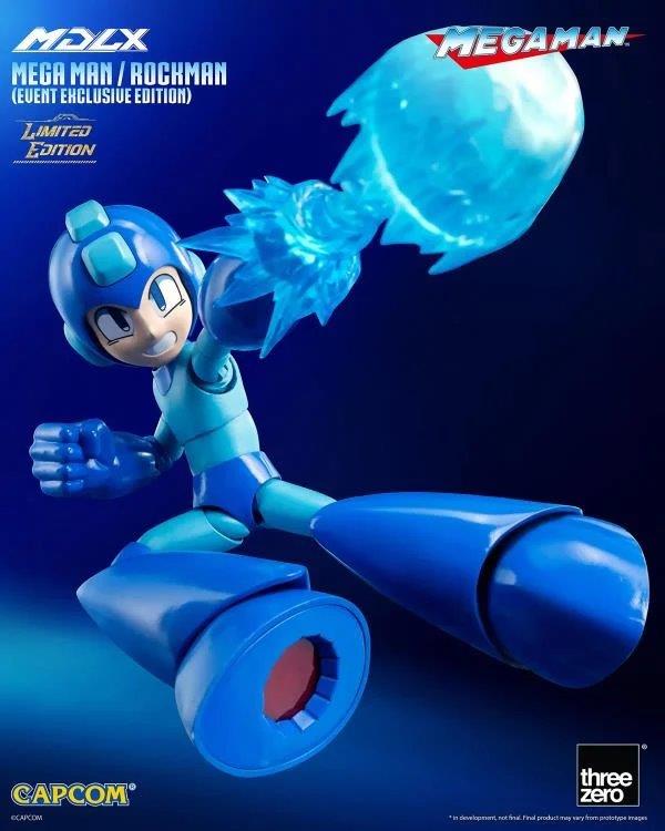 Pedido Figura MDLX Mega Man / Rockman (Event Exclusive version) (Edición Limitada) marca Threezero 3Z0572 escala pequeña 1/12