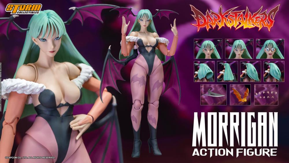 Pedido Figura Morrigan - Darkstalkers marca Storm Collectibles CPDS02 escala pequeña 1/12