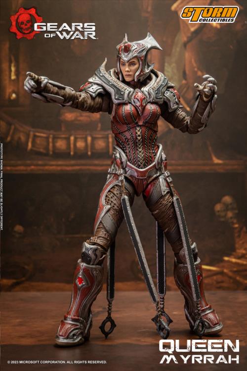 Preventa Figura Queen Myrrah - Gears of War marca Storm Collectibles escala pequeña 1/12
