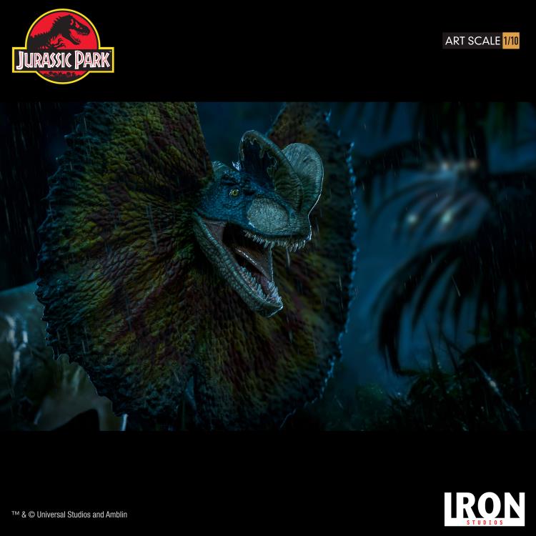 Pedido Estatua Dilophosaurus - Jurassic Park Icons - Limited Edition marca Iron Studios escala de arte 1/10