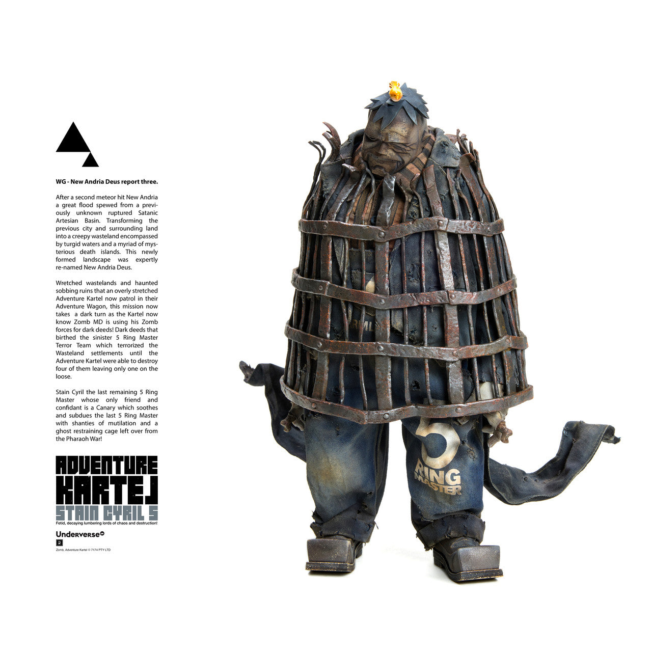 Preventa Figura Stain Cyril marca Underverse UV202510 escala 1/6 (Art Toy)