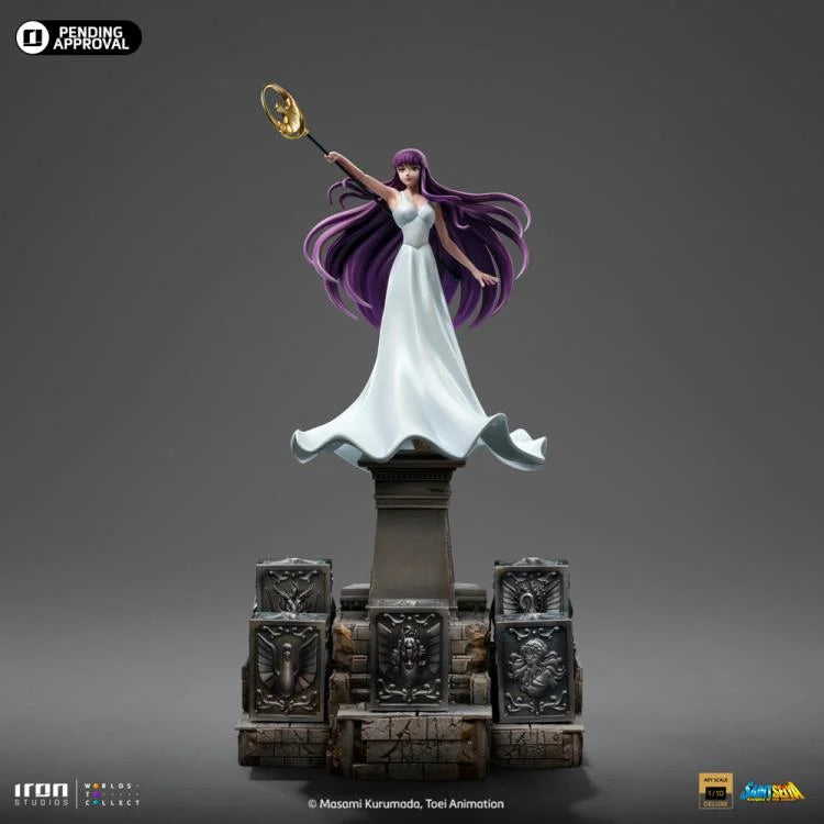 Preventa Estatua Saori Kido (Deluxe version) - Saint Seiya / Caballeros de Zodiaco - Limited Edition marca Iron Studios escala de arte 1/10
