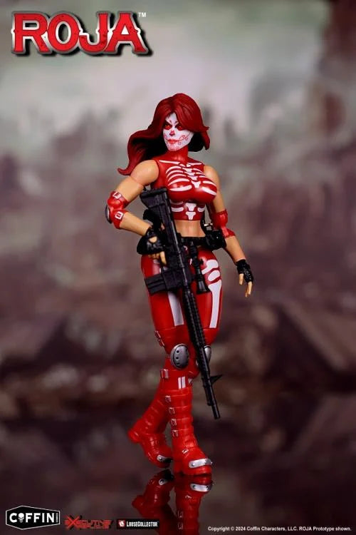 Pedido Figura Roja - La Muerta marca Executive Replicas escala pequeña 1/12