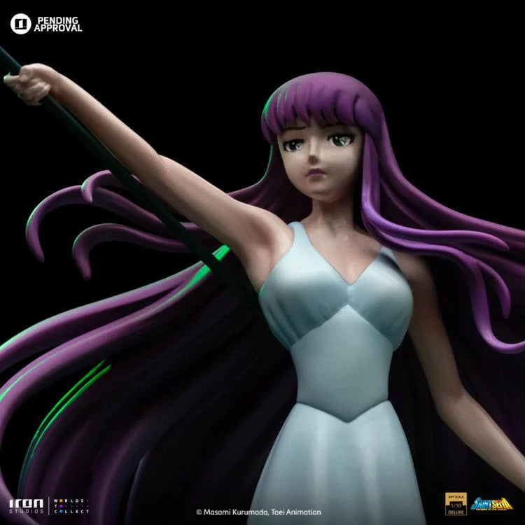 Preventa Estatua Saori Kido (Deluxe version) - Saint Seiya / Caballeros de Zodiaco - Limited Edition marca Iron Studios escala de arte 1/10