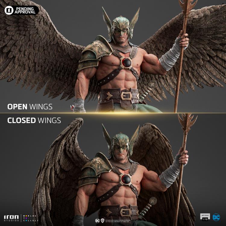 Preventa Estatua HAWKMAN - Black Adam 10th Anniversary - DC Comics - Limited Edition marca Iron Studios escala de arte 1/10
