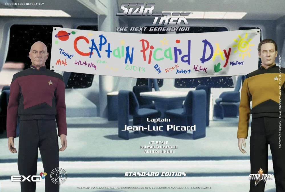 Pedido Figura Captain Jean-Luc Picard (Standard version) - Star Trek: The Next Generation marca EXO-6 EXO-01-019-STN escala 1/6