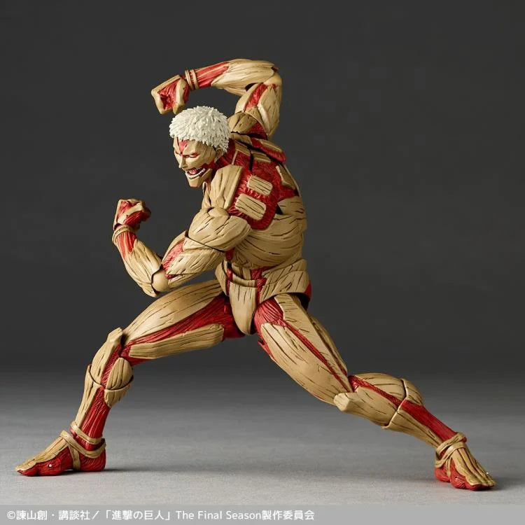 Preventa Figura Armored Titan (Reiner Braun) - Attack on Titan / Shingeki no Kyojin - Amazing Yamaguchi Revoltech marca Kaiyodo NR069 (17 cm)