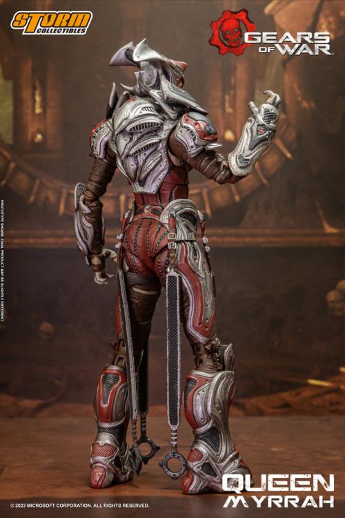 Preventa Figura Queen Myrrah - Gears of War marca Storm Collectibles escala pequeña 1/12
