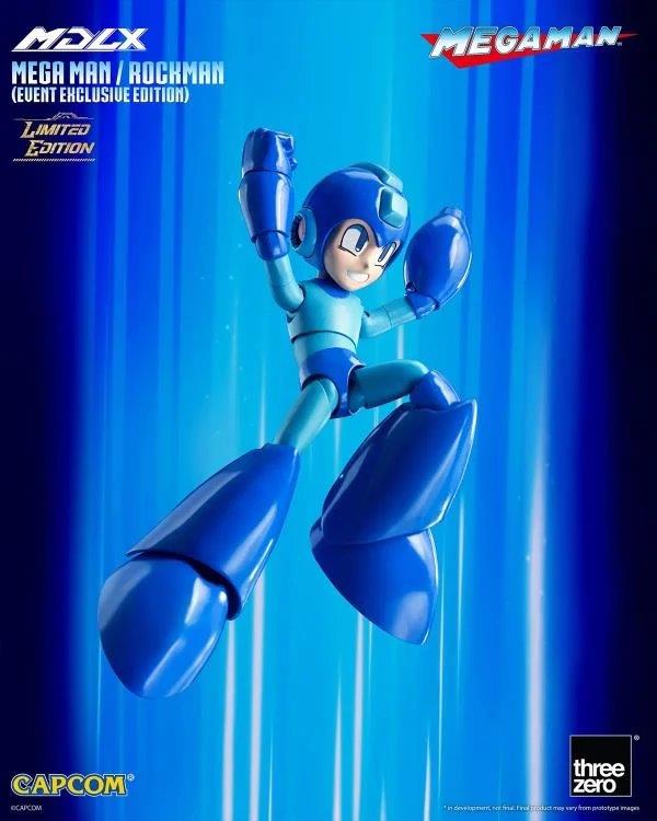 Pedido Figura MDLX Mega Man / Rockman (Event Exclusive version) (Edición Limitada) marca Threezero 3Z0572 escala pequeña 1/12