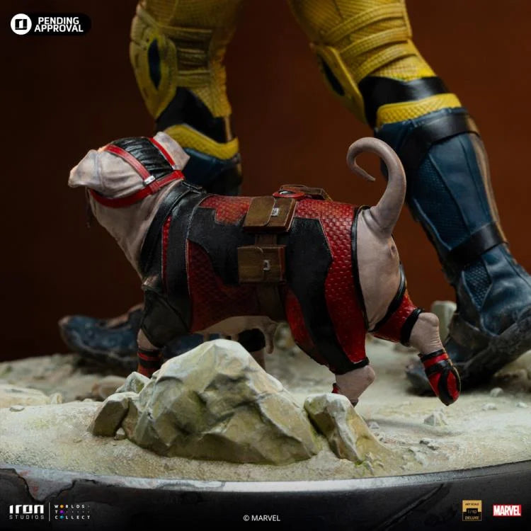 Preventa Estatua Deadpool & Wolverine (Dogpool) Deluxe (Limited Edition) - Deadpool & Wolverine marca Iron Studios escala de arte 1/10
