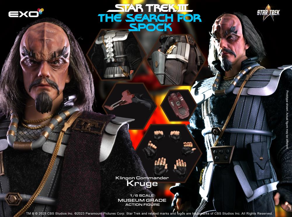 Pedido Figura Klingon Commander Kruge - Star Trek III: The Search for Spock marca EXO-6 EXO-01-0 escala 1/6