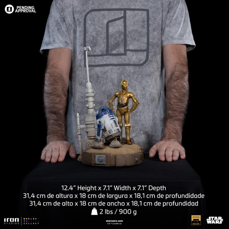Pedido Estatua C-3PO y R2-D2 (DELUXE) - Star Wars: A New Hope - Limited Edition marca Iron Studios escala de arte 1/10