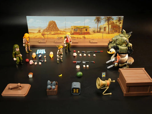 Preventa Figuras METAL SLUG 3 Serie 1 - AMK Mini Pro Series - Model Kit marca Yolopark