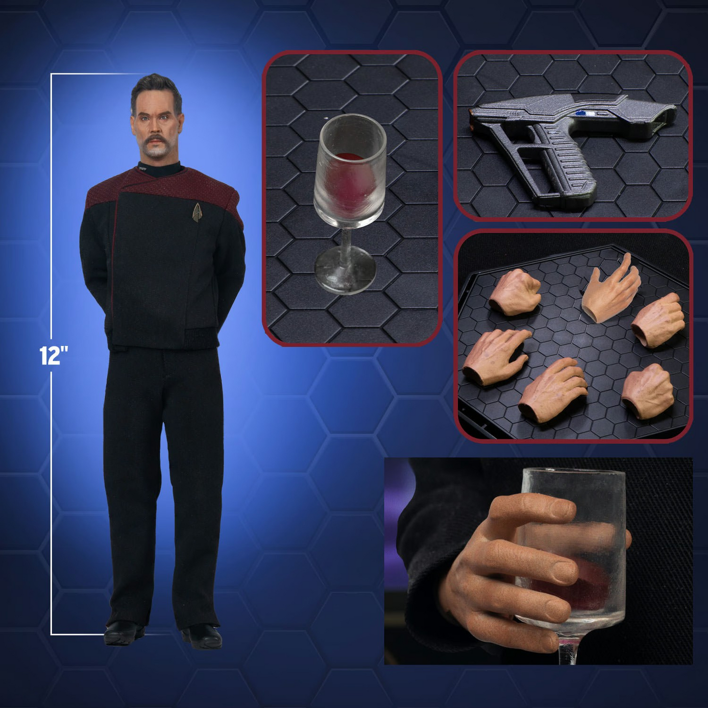 Pedido Figura Captain Liam Shaw - Star Trek: Picard marca EXO-6 EXO-02-085 escala 1/6