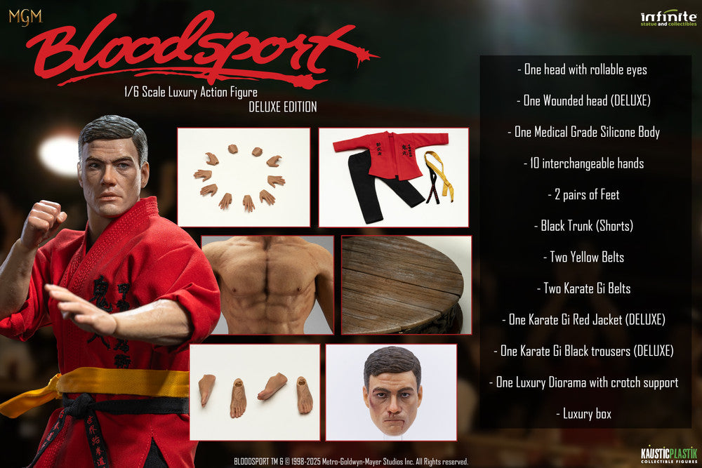 Cuarto pago Figura Frank Dux (Deluxe Edition) - Bloodsport marca Kaustic Plastik escala 1/6