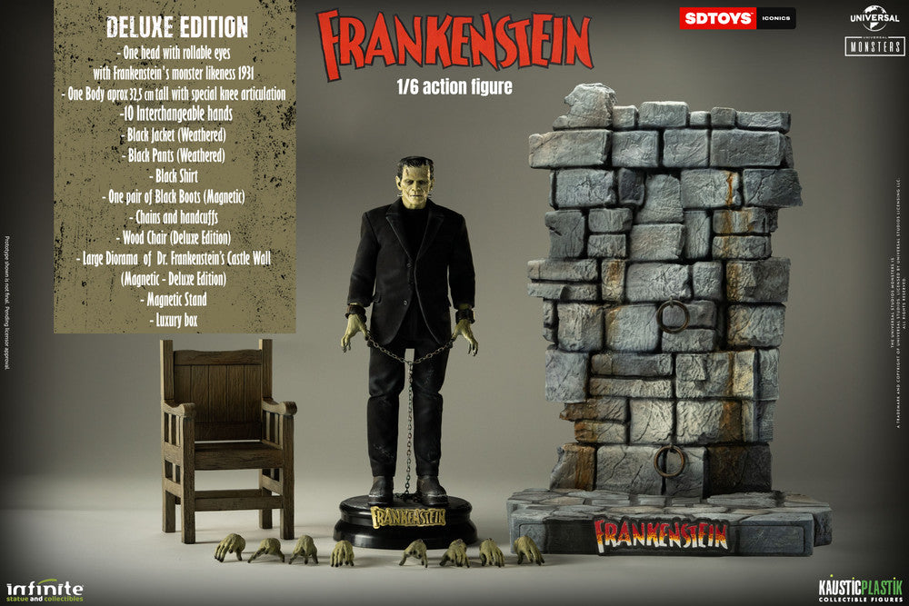 Preventa Figura Frankenstein's Monster (Deluxe Edition) marca Kaustic Plastik escala 1/6