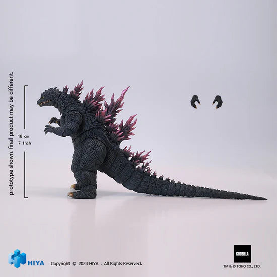 Preventa Figura Godzilla (PX Previews Exclusive) - Godzilla 2000: Millenium (1999) - Exquisite Basic Series marca HIYA EBG0278 (17.78 cm)
